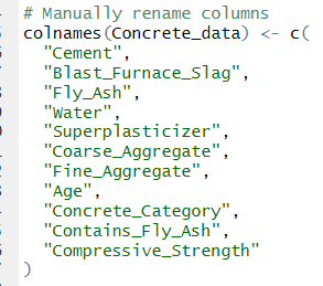 Rename Columns